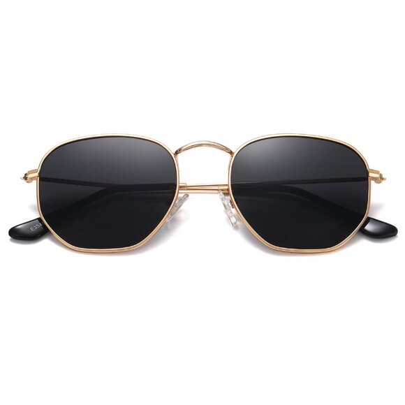 Polarized Hexagon Sunglasses UV400 Metal Frame Unisex Fashion